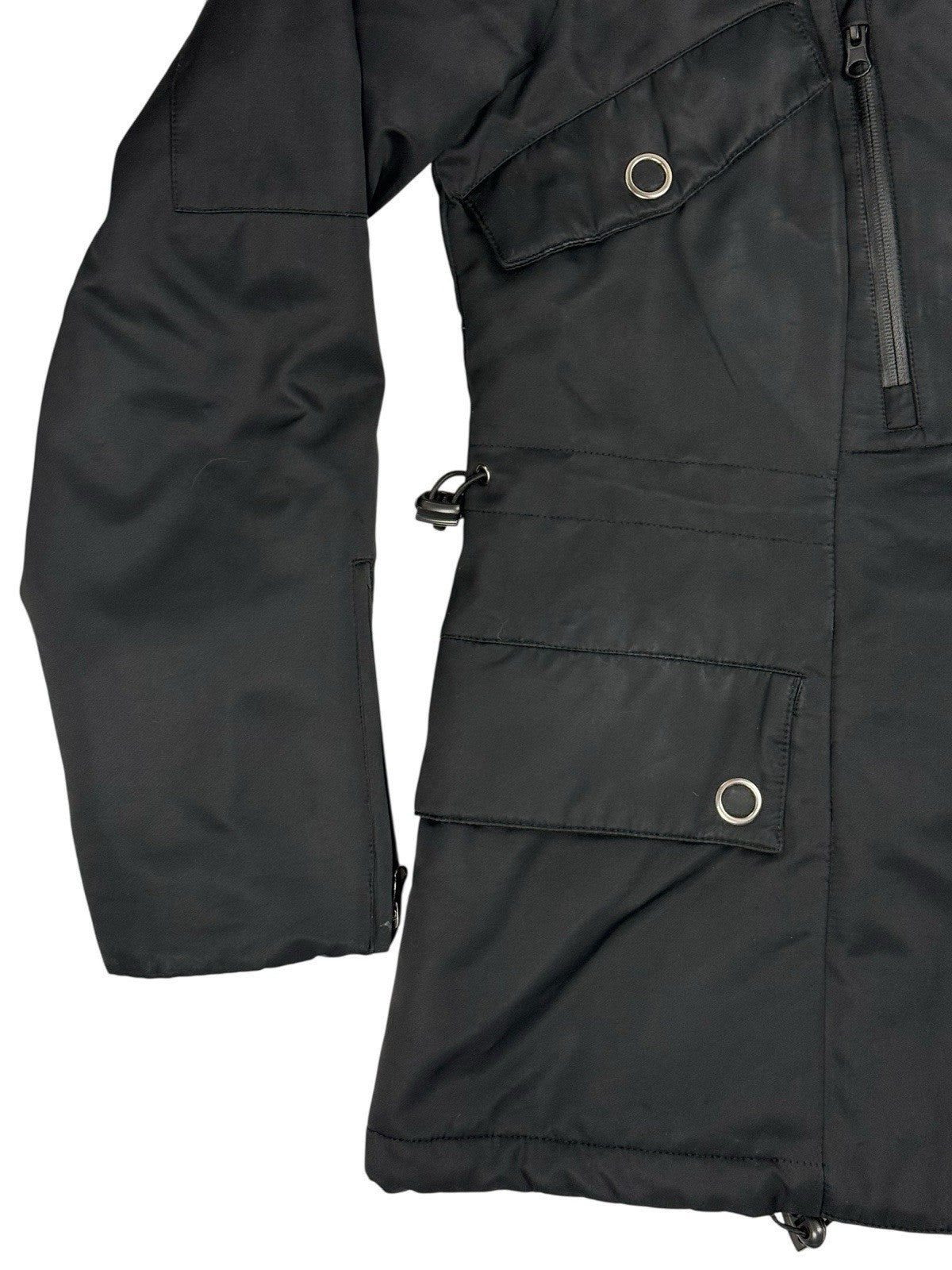 Sergio Tacchini Black Insulated Rain Jacket UK 14 (46)