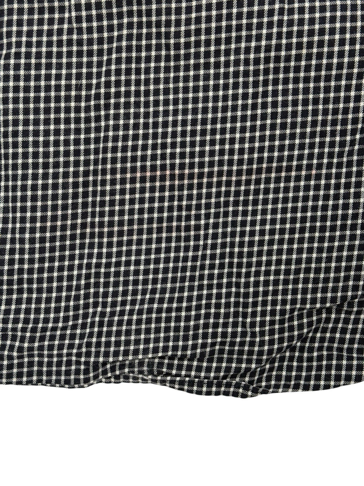 Tommy Hilfiger Black Check Collared Shirt 2XL