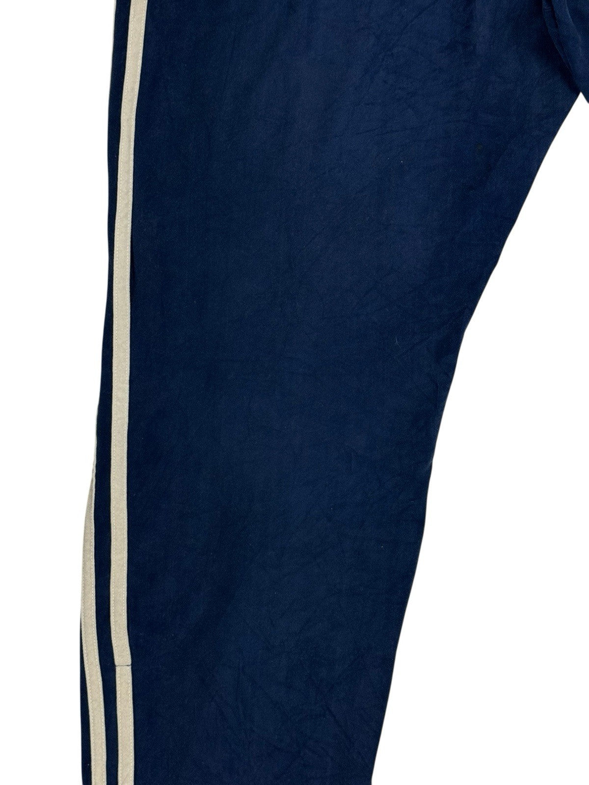 Adidas Vintage Blue Velour Tracksuit Bottoms XL 40W