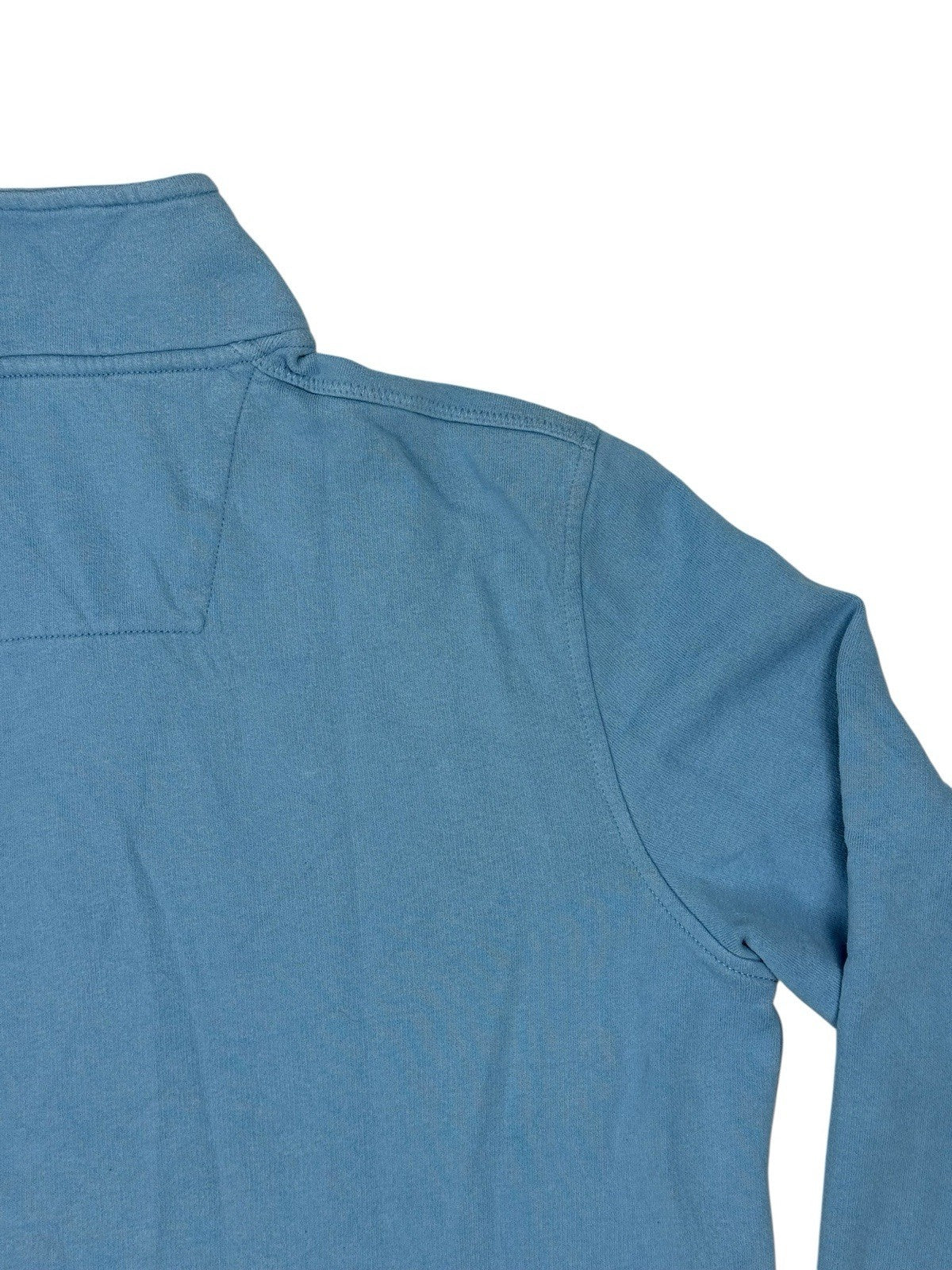 Nautica Light Blue Quarter Zip Embroidered Jumper Medium