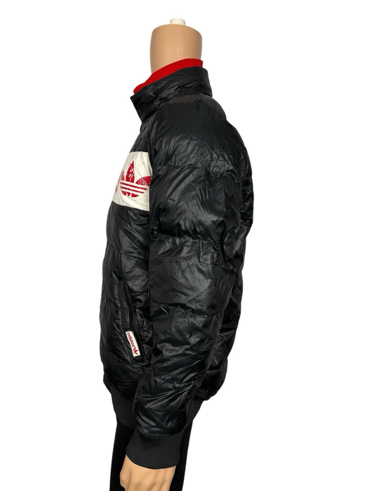 Adidas Firebird Black Down Jacket Medium