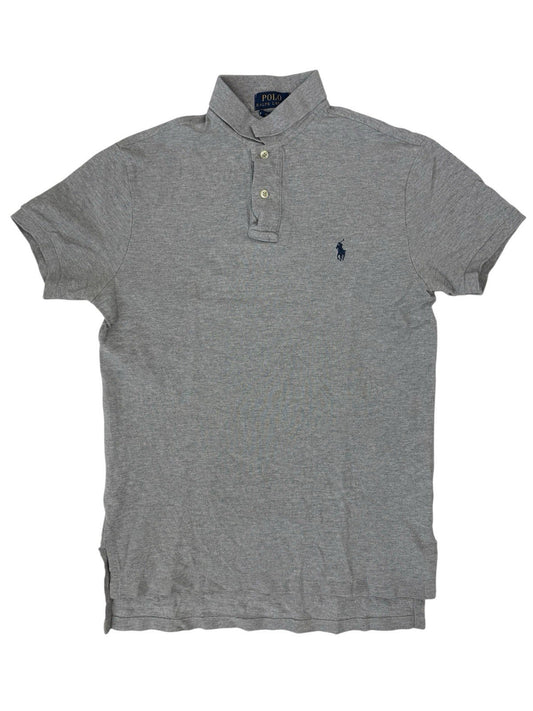 Polo Ralph Lauren Grey Custom Fit Polo Top Small