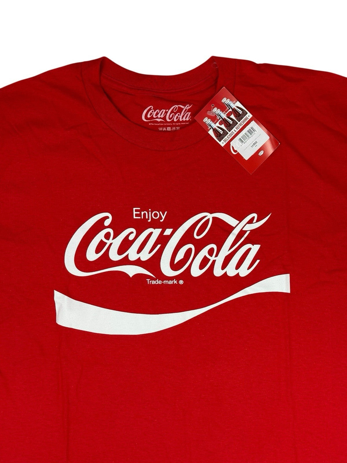 Coca Cola Red Classic 'Enjoy Coke' Logo Top Large