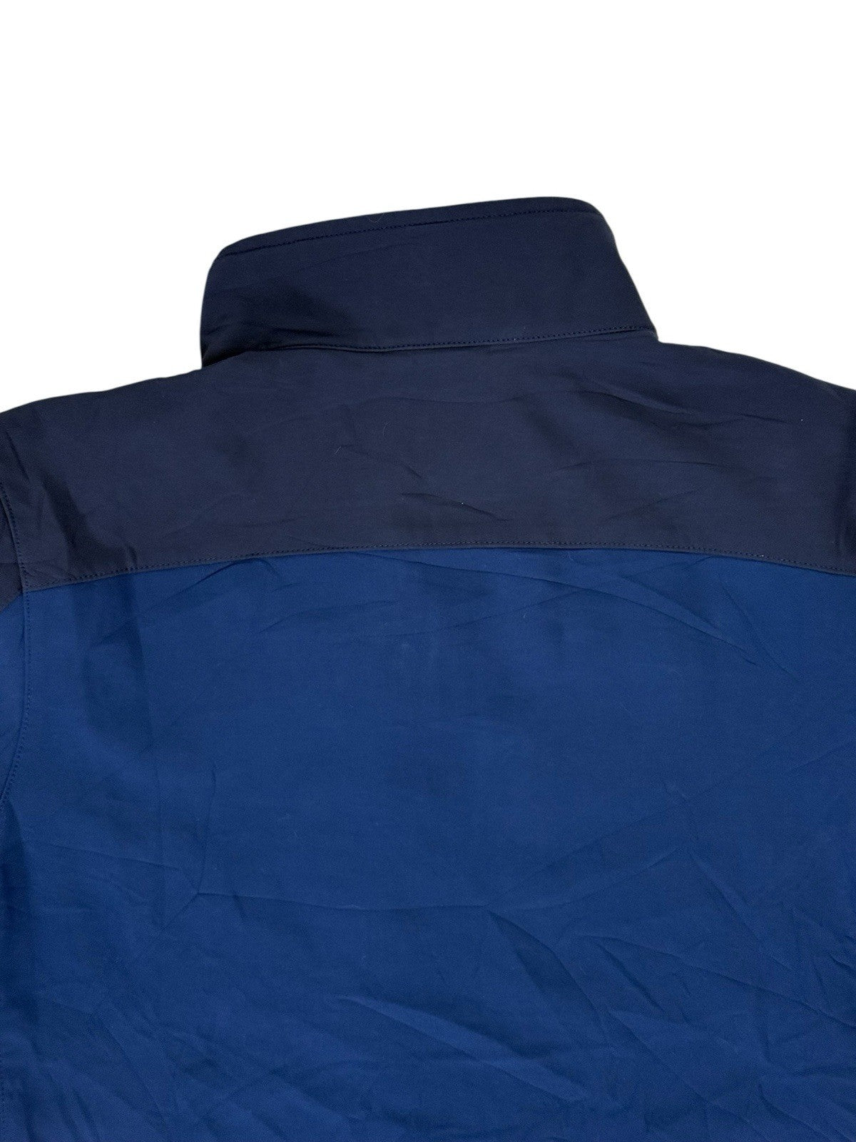 LL Bean Blue Softshell Fleece Jacket Medium