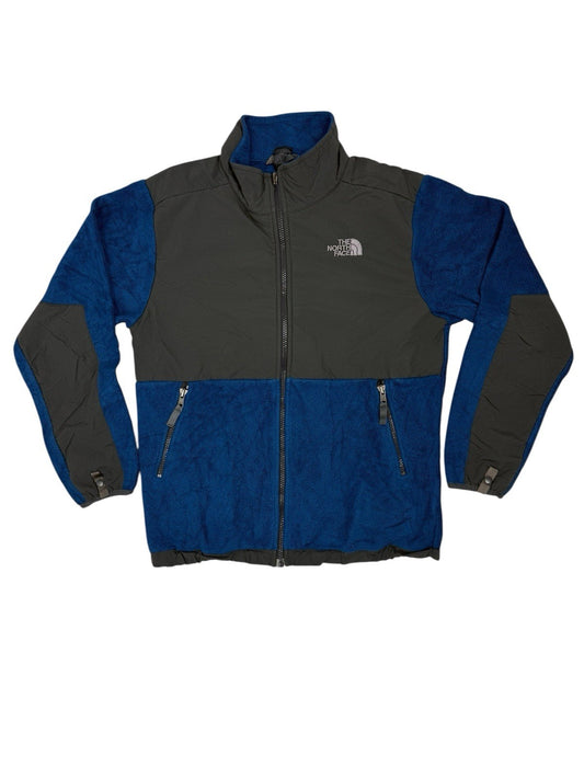 The North Face Blue Grey Fleece Zip Jacket Boys Large