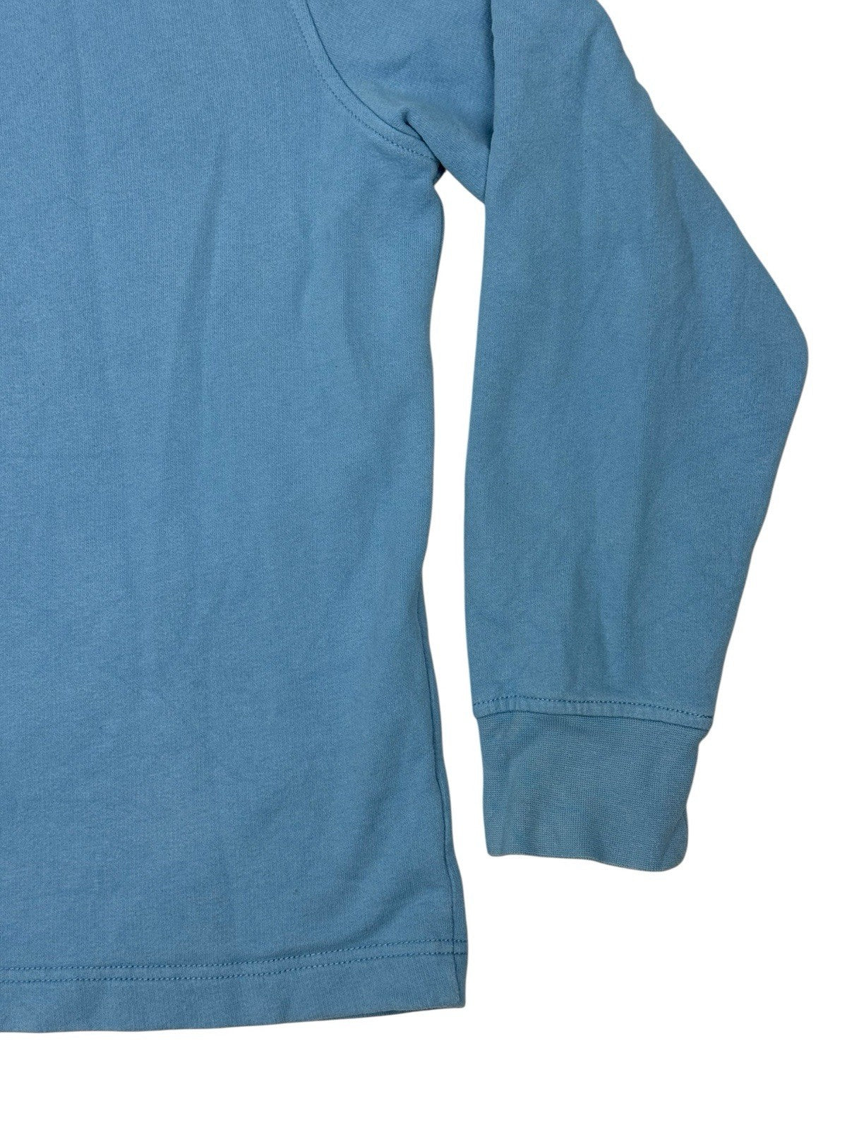 Nautica Light Blue Quarter Zip Embroidered Jumper Medium