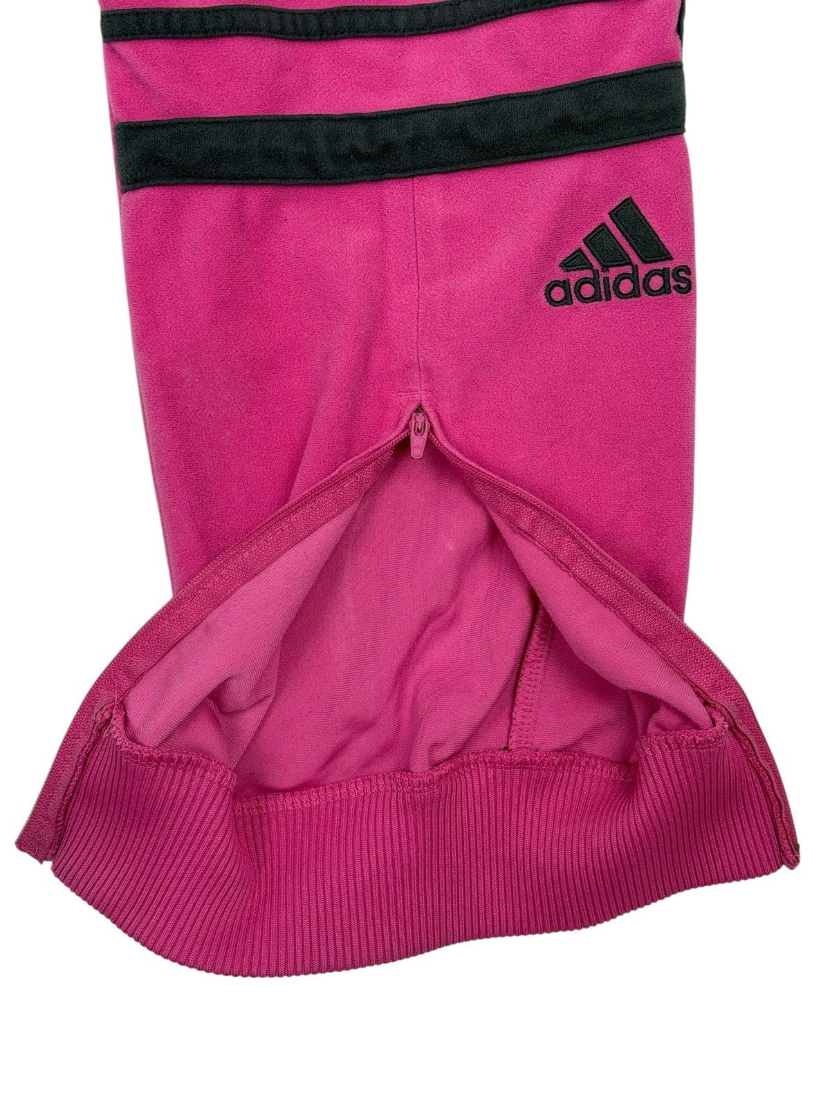 Adidas Pink Velour Retro Tack Pants Size 12
