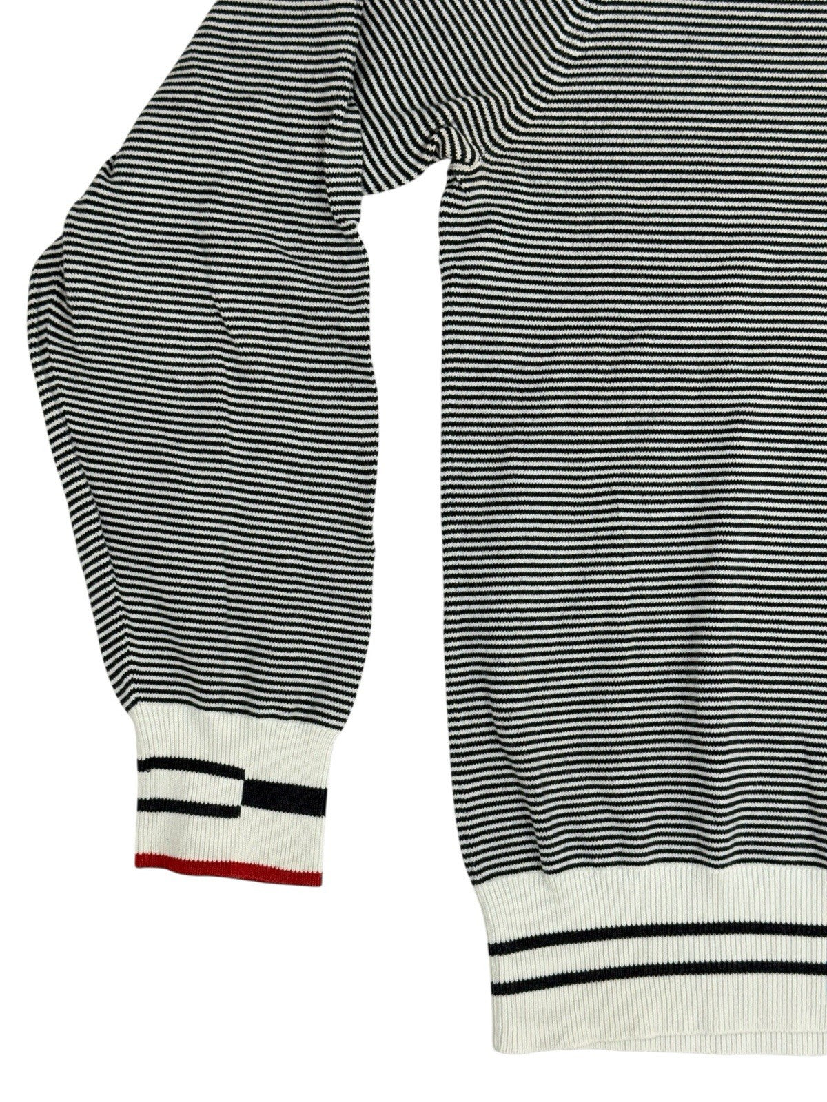 Tommy Hilfiger Retro Blue Striped Jumper XL