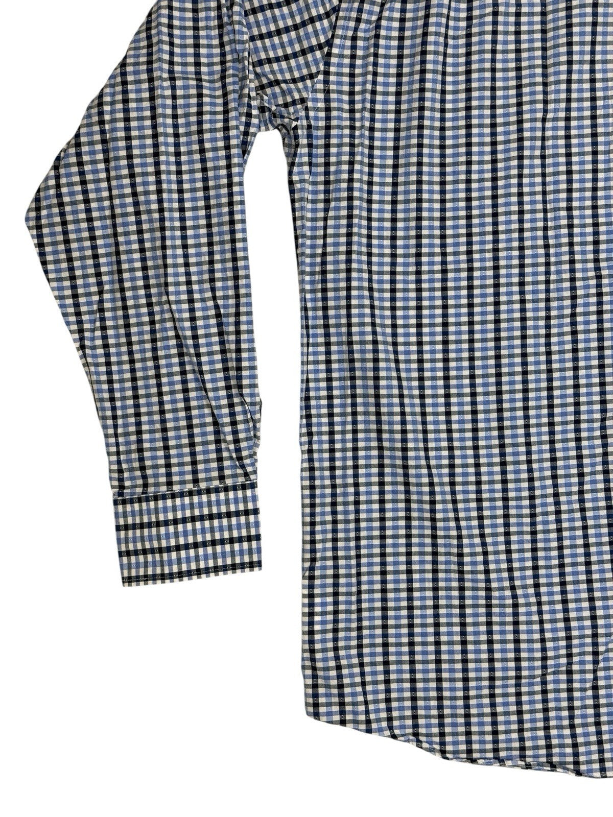 Tommy Hilfiger Blue Check Collared Shirt XL