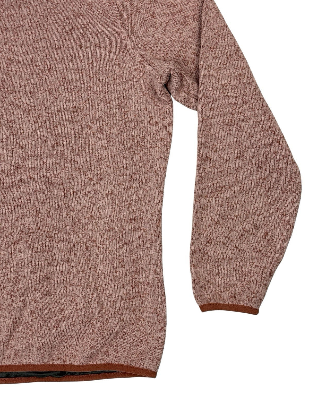 LL Bean Pink Sweater Fleece Pullover Jumper Small