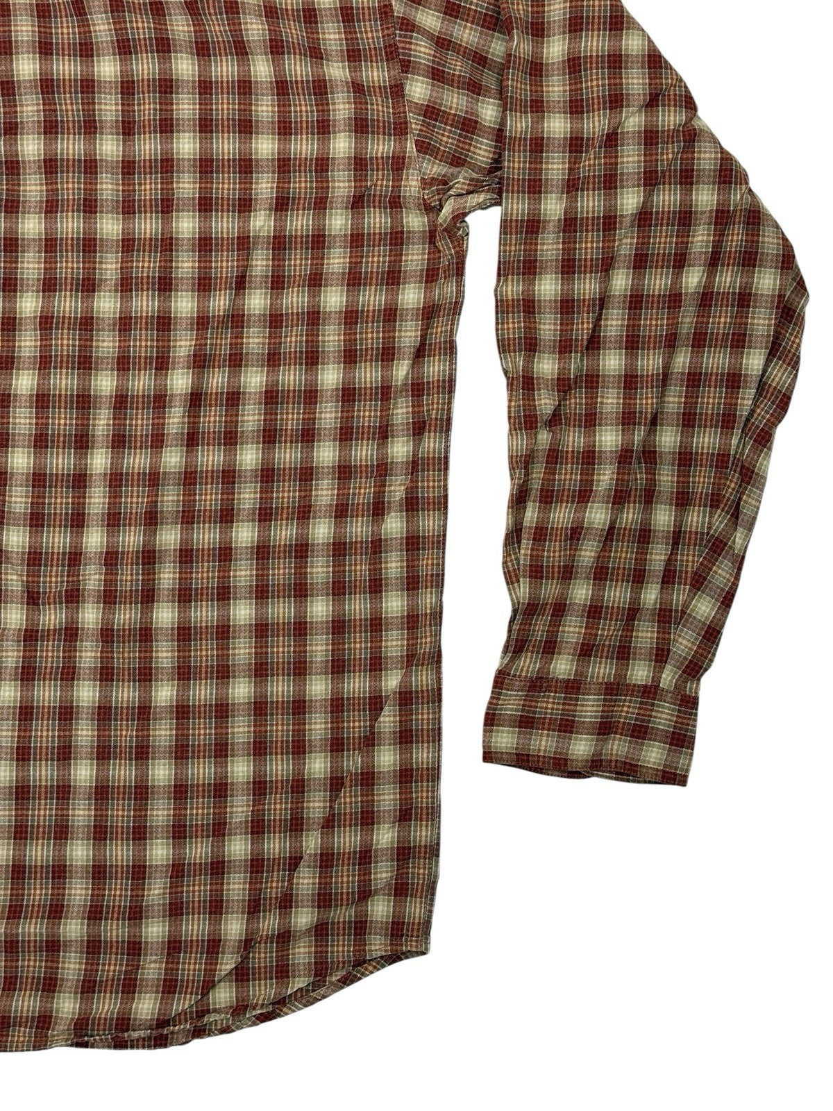 Columbia Red Check Cotton Collared Shirt 2XL