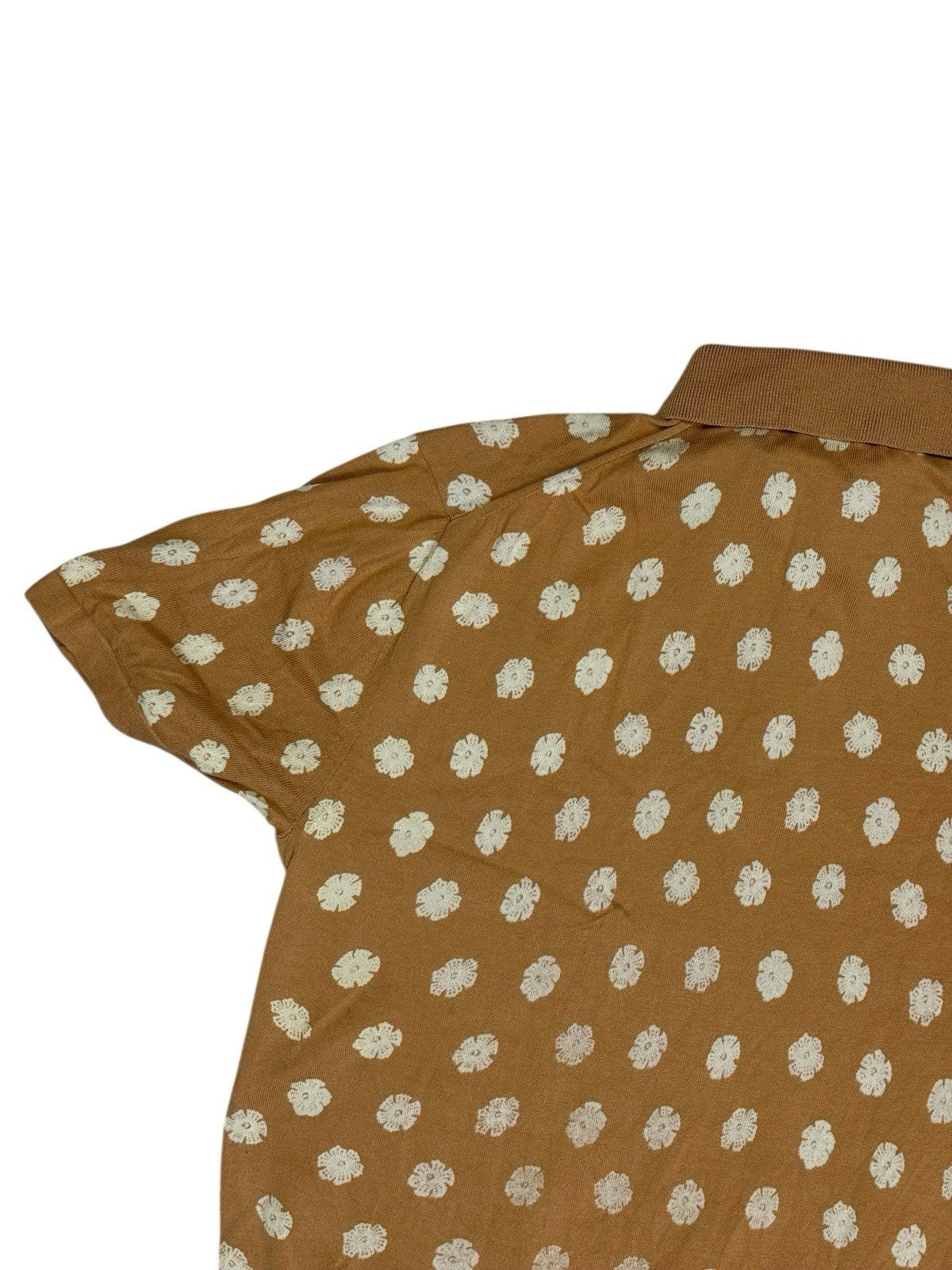 French Connection Brown Polo Top Medium