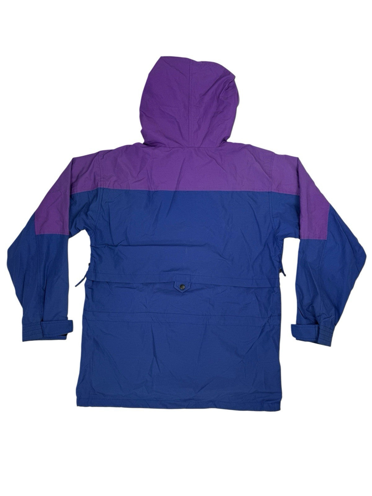 LL Bean Vintage Blue Sunbuster Zip Jacket Medium