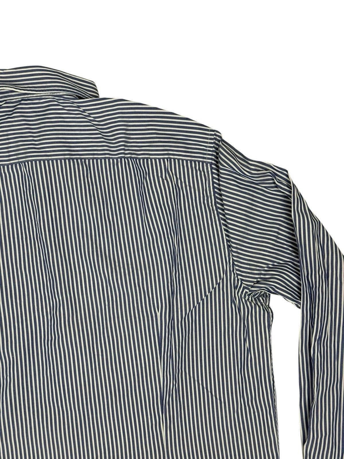 Tommy Hilfiger Blue Striped Shirt 16 Collar