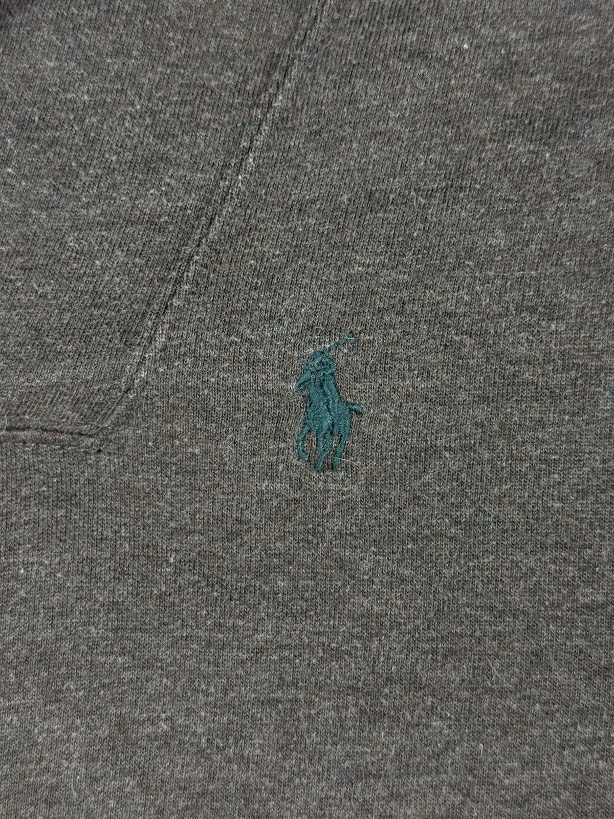 Polo Ralph Lauren Brown Shawl Collar Elbow Patch Jumper Small