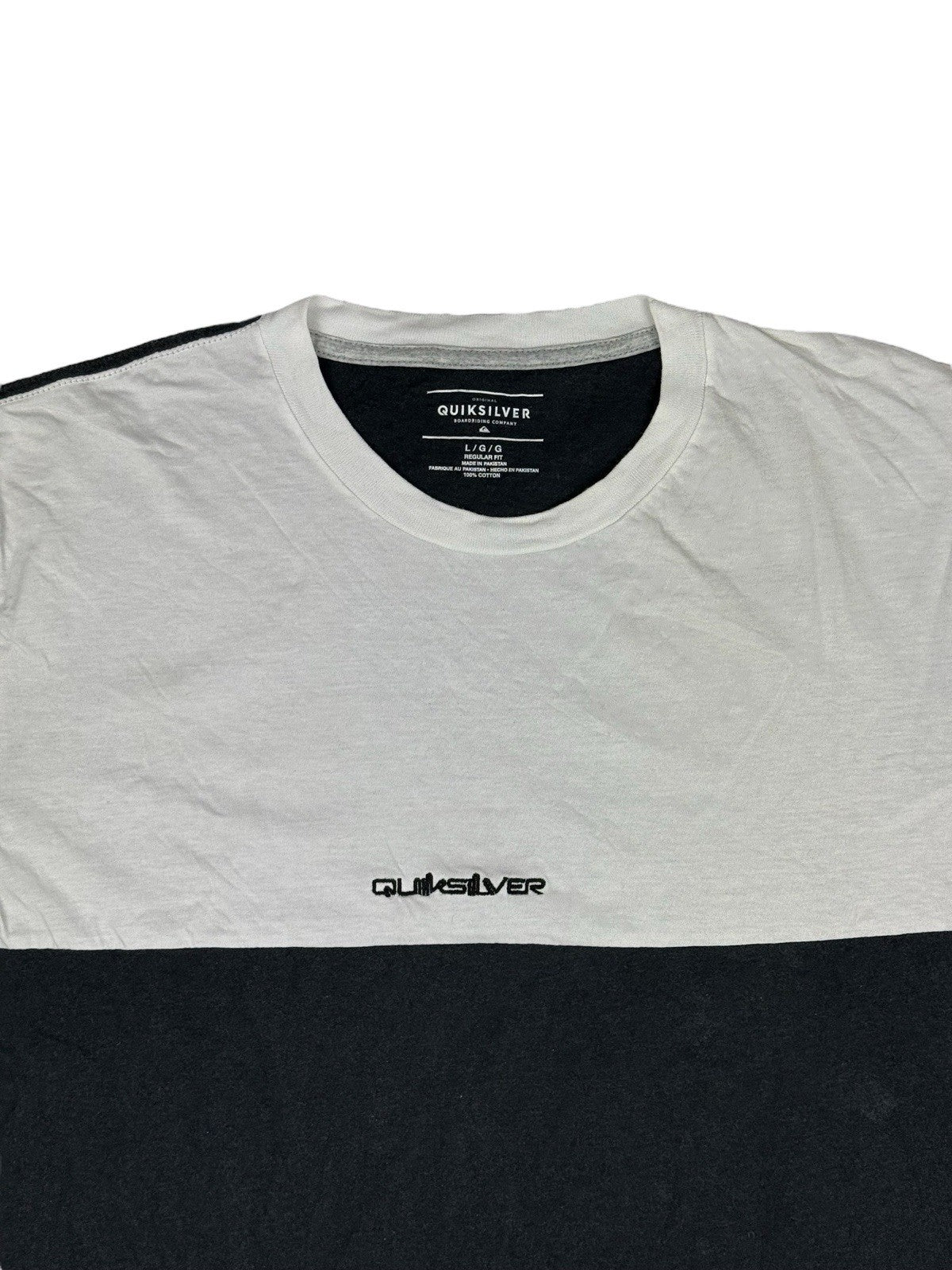 Quicksilver Grey Embroidered Regular Fit Top Large