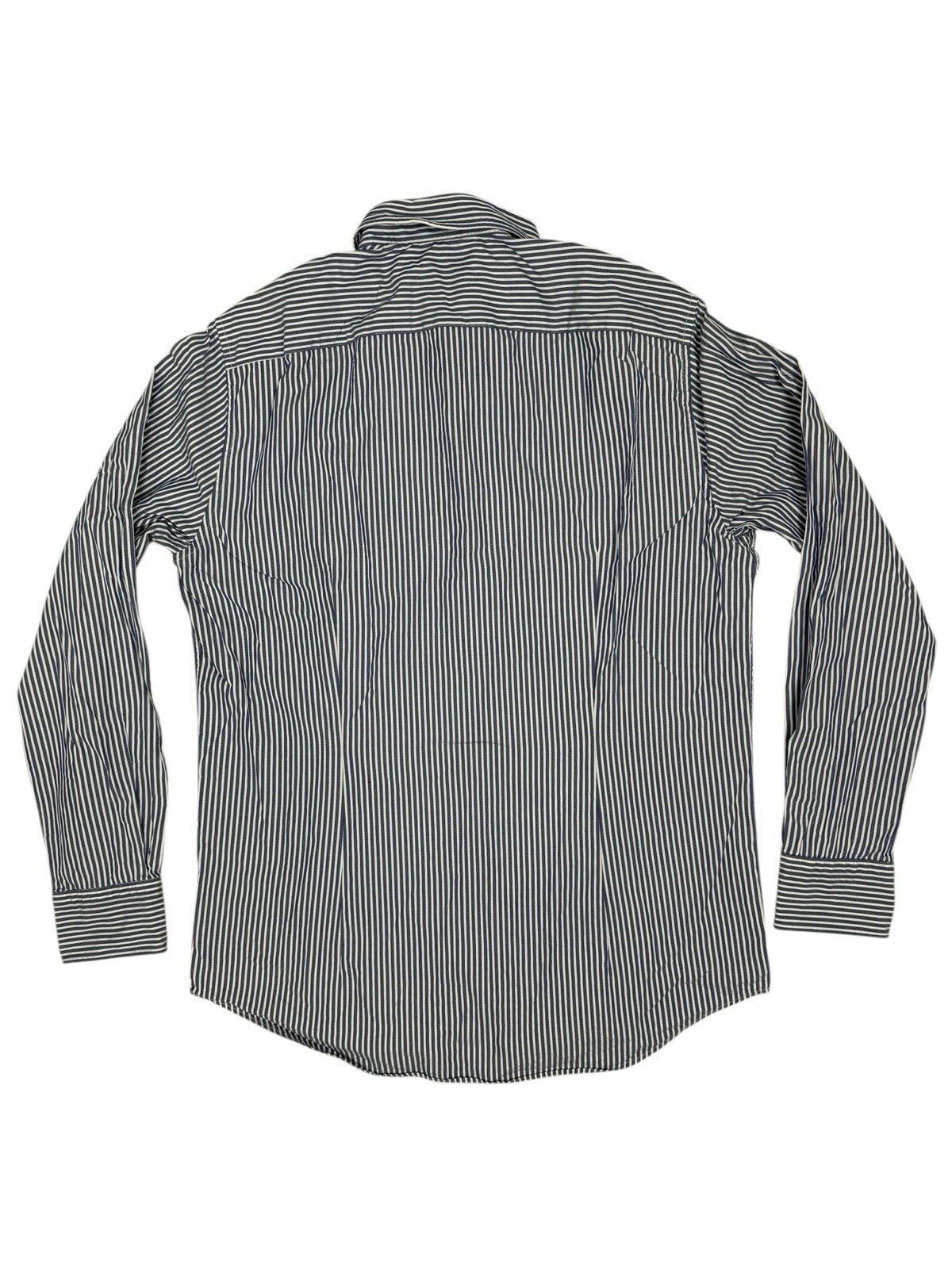 Tommy Hilfiger Blue Striped Shirt 16 Collar