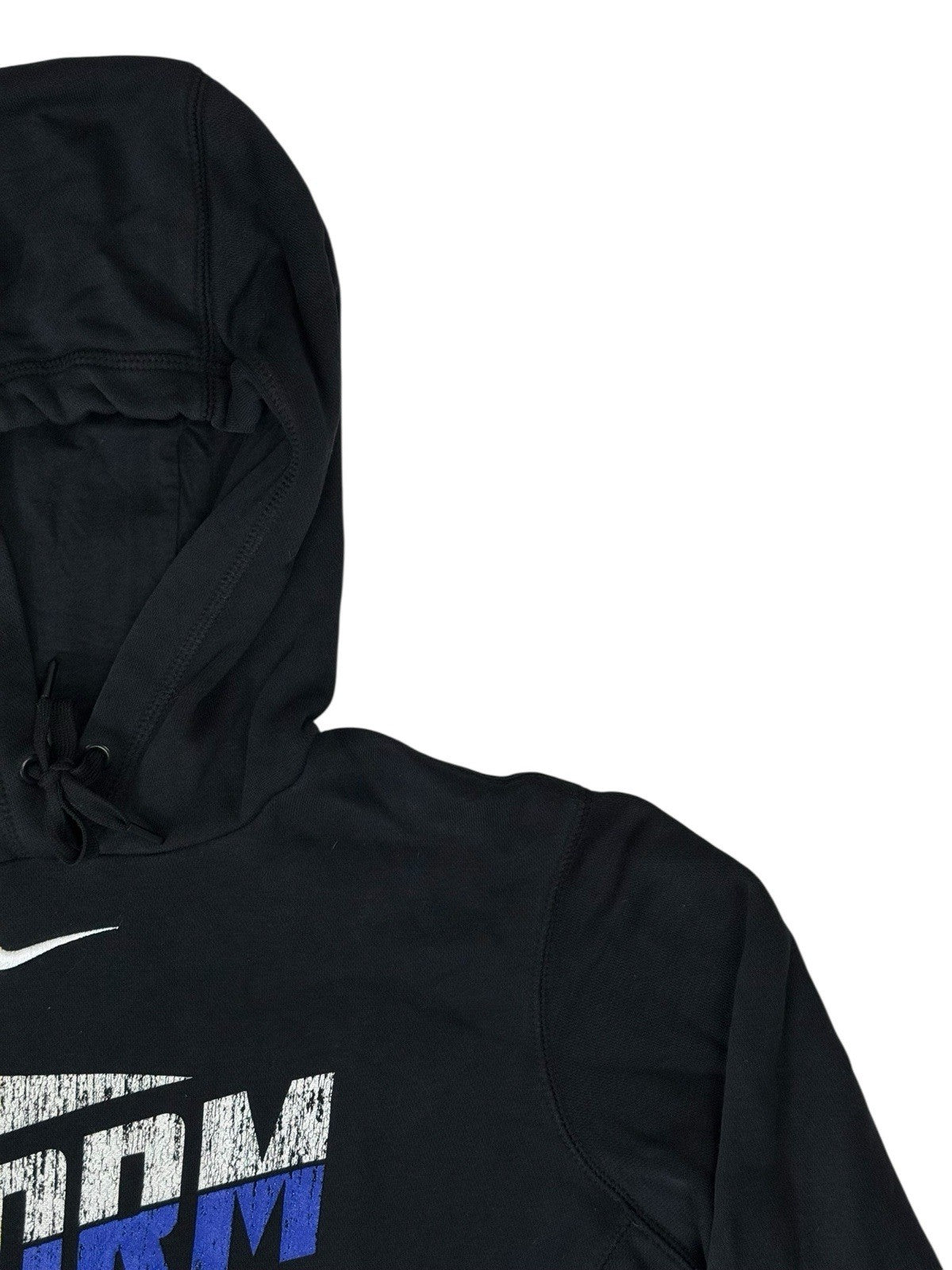 Nike Black Sports Print Hoodie Small