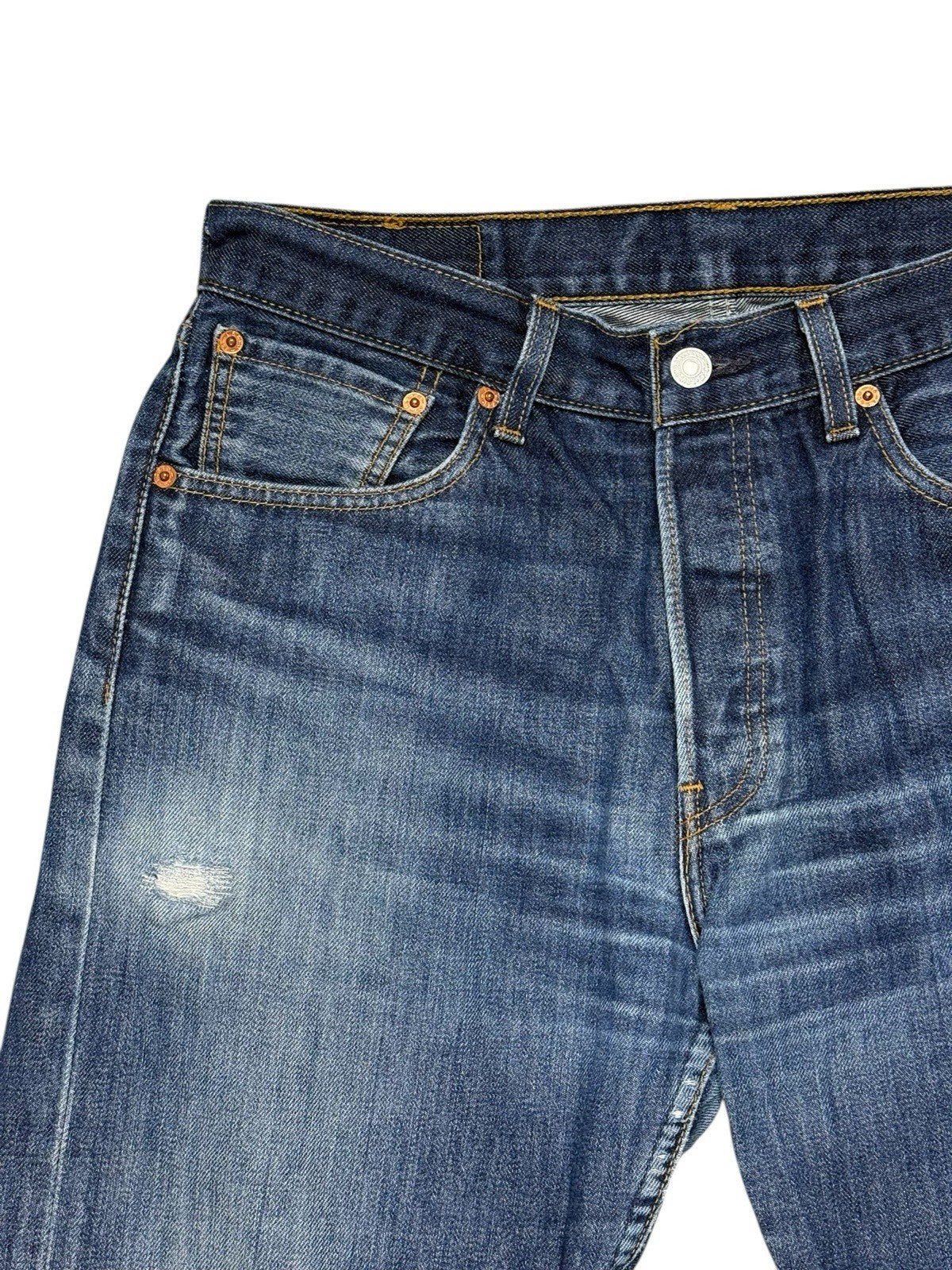 Levi's Blue 501 Jeans 32W 32L
