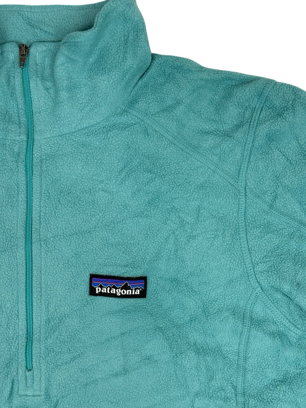 Patagonia Blue Half Zip Micro Fleece Medium