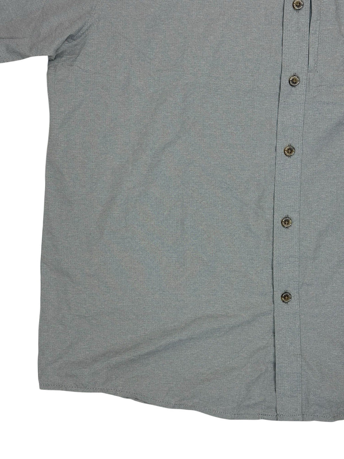 Wrangler Outdoor Grey Regular Fit Short Sleeve Collared Shirt XL