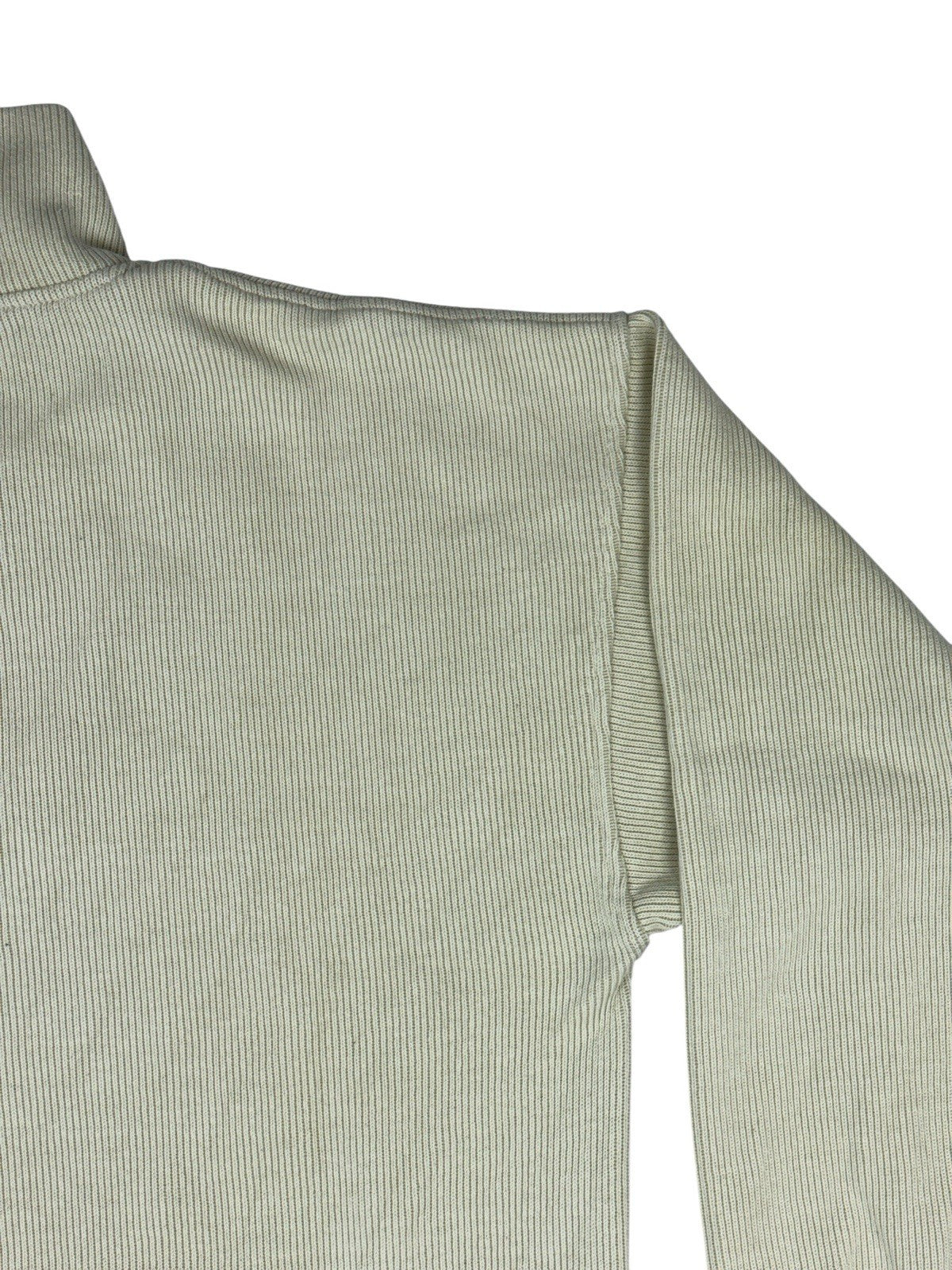 Reebok Retro Cream 1/4 Zip Knit Jumper Medium