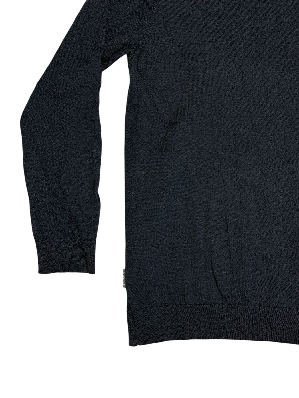 Peter Werth Blue Cotton Bailey Jumper Medium