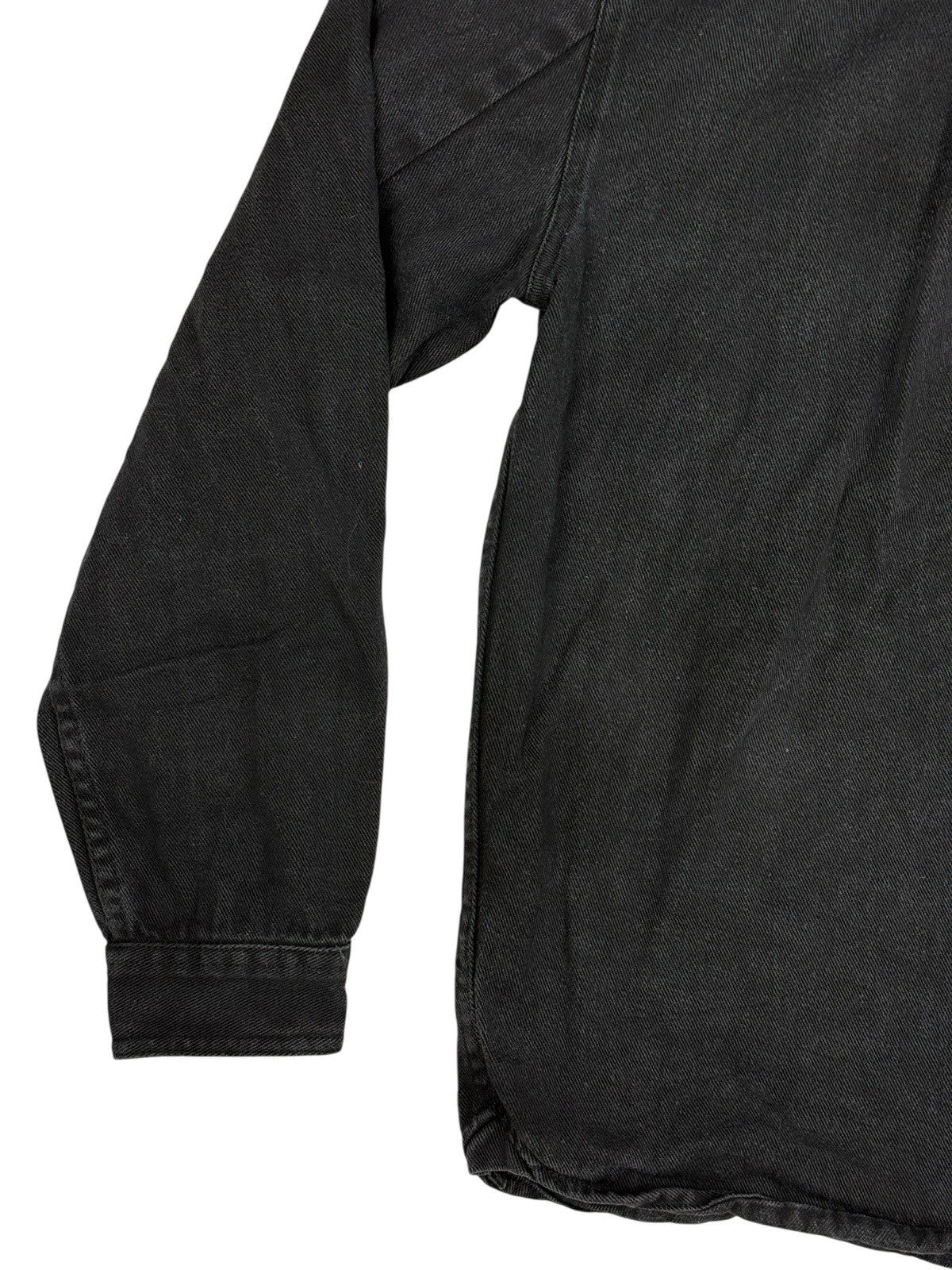 Lee Black Denim Shirt Jacket Large