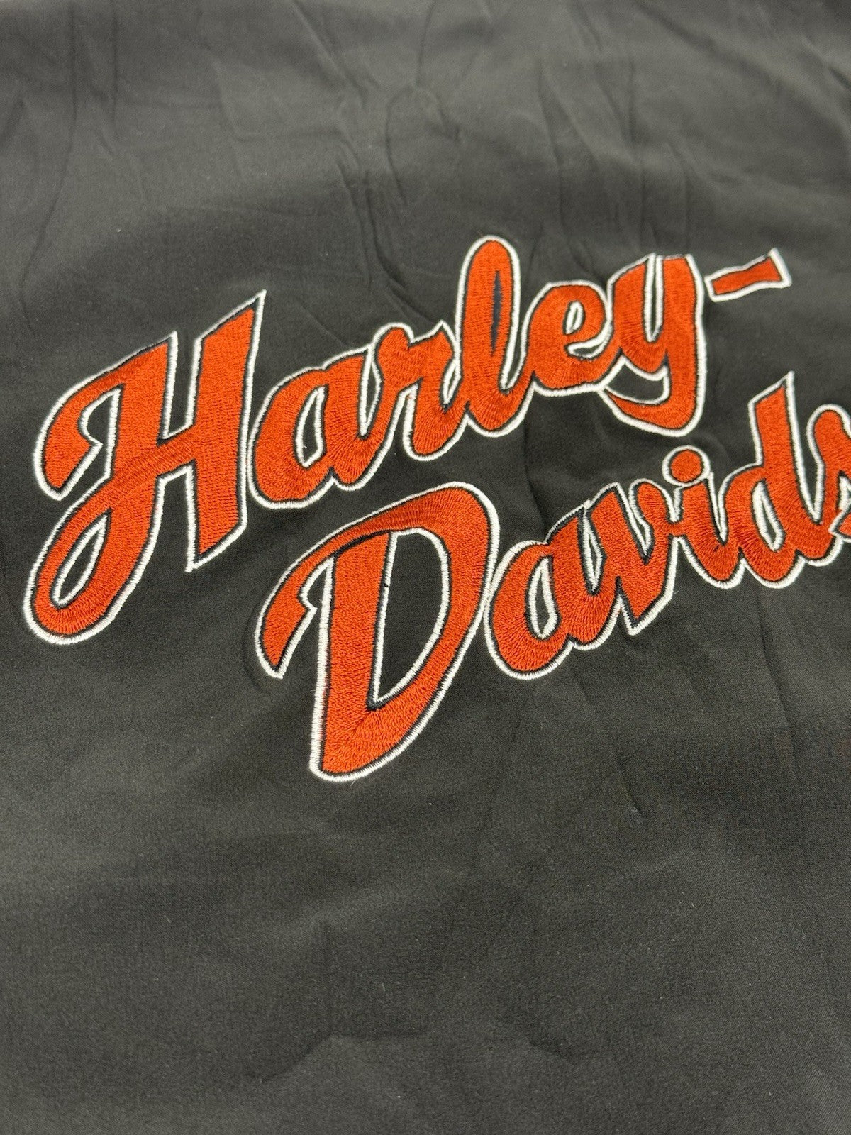 Harley Davidson Black Softshell Zip Jacket XL