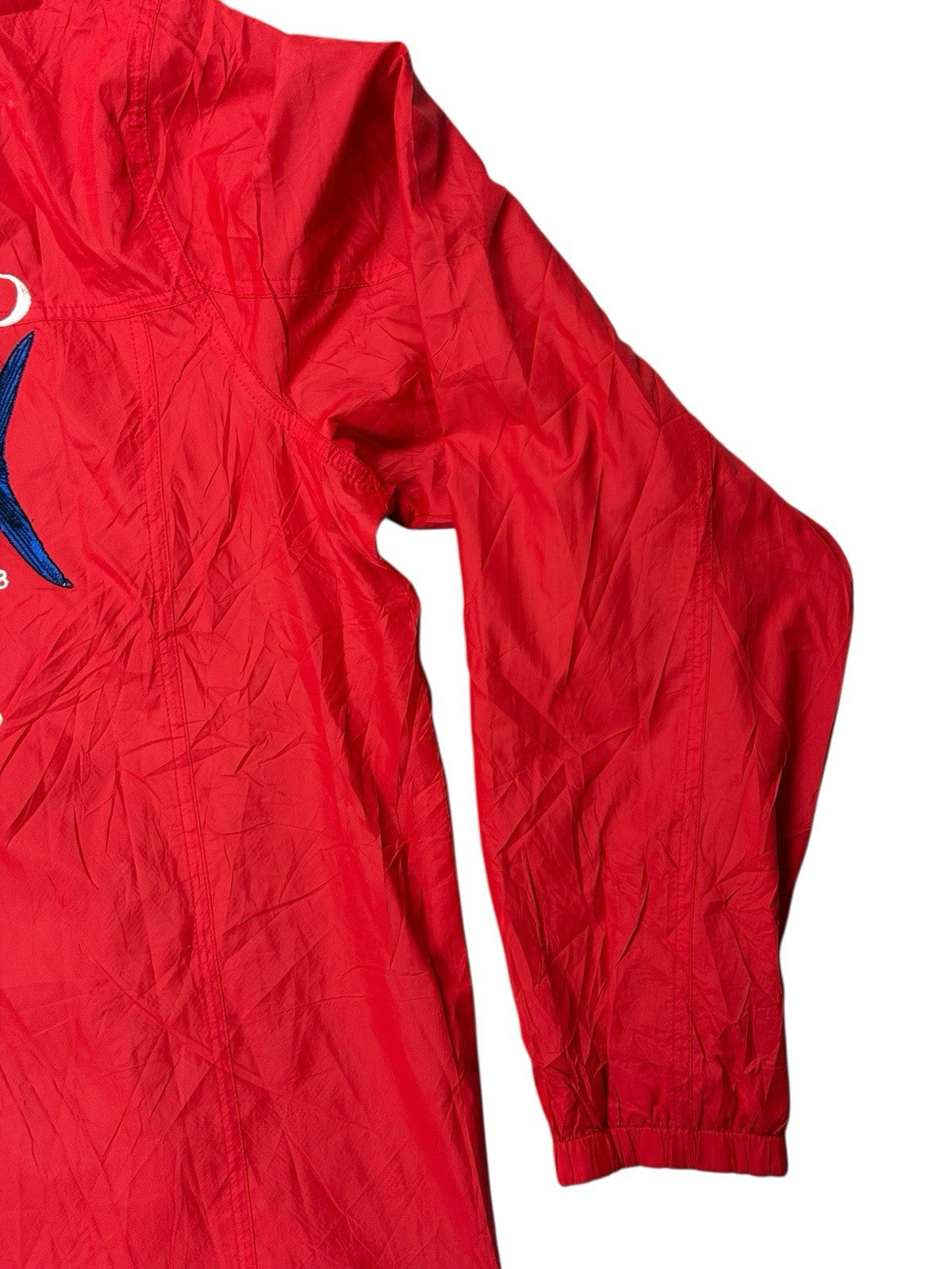 LL Bean Red Zip Jacket Large