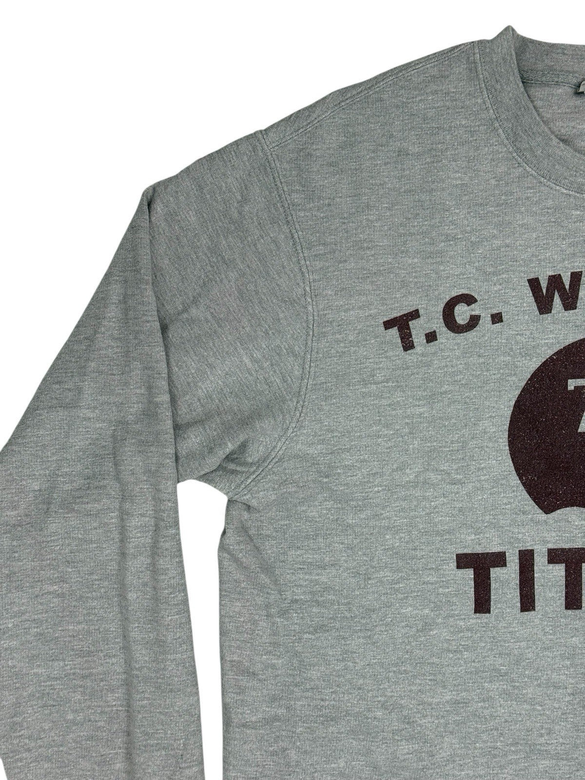 Retro Grey T.C. Williams Titans Printed Ring Spun Jumper Large