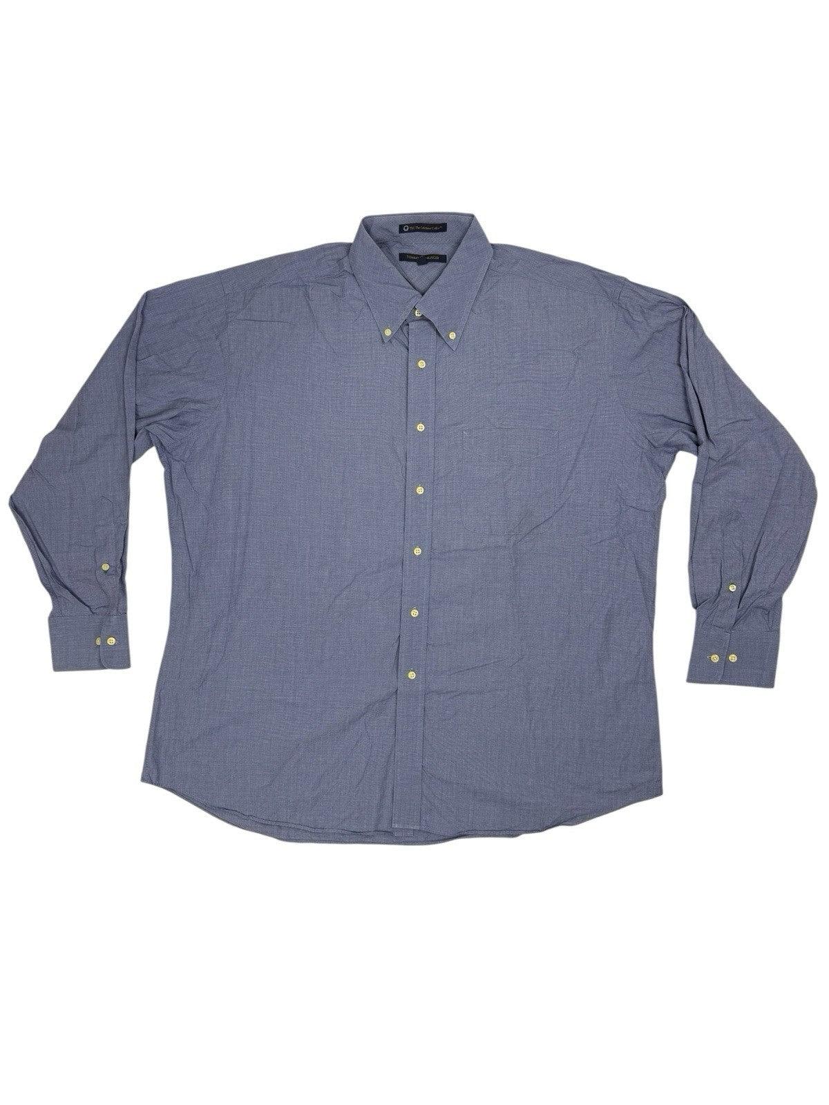 Tommy Hilfiger Blue Collared Shirt XL 17.5" Collar
