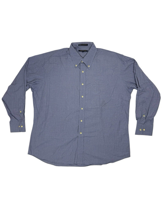 Tommy Hilfiger Blue Collared Shirt XL 17.5" Collar