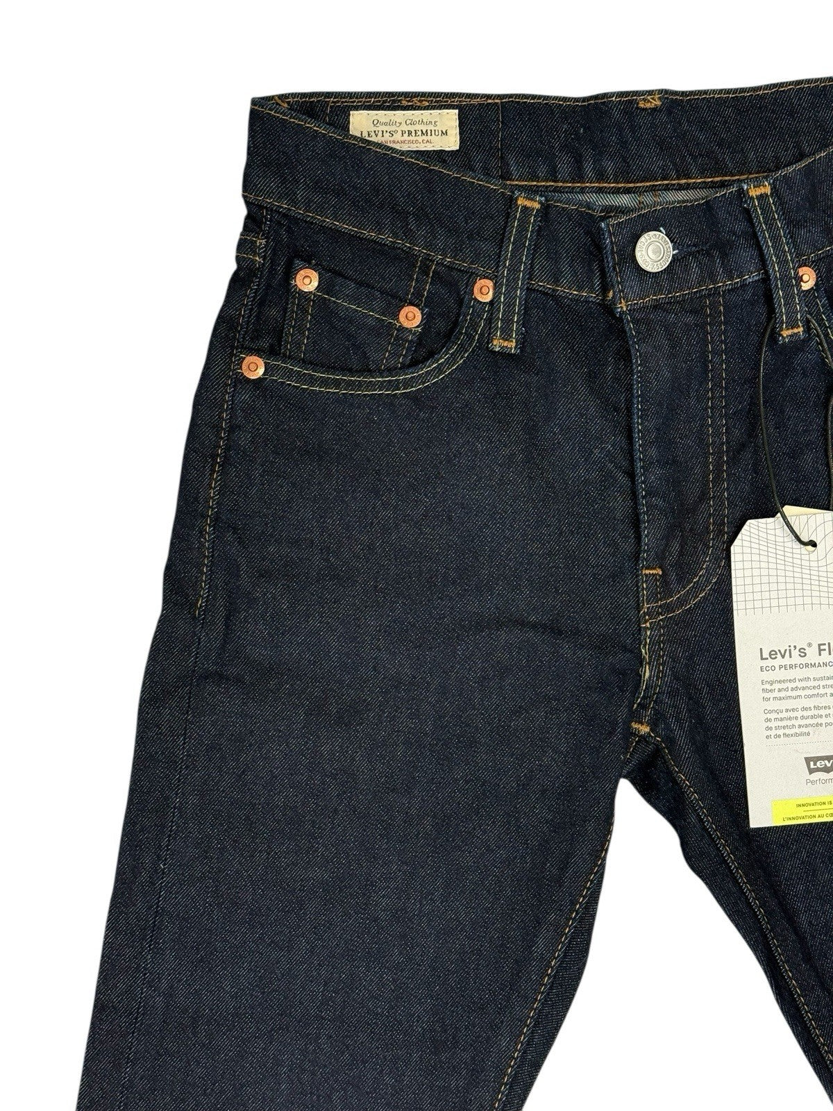 Levi's Blue Flex Skinny Taper Jeans W27 L30
