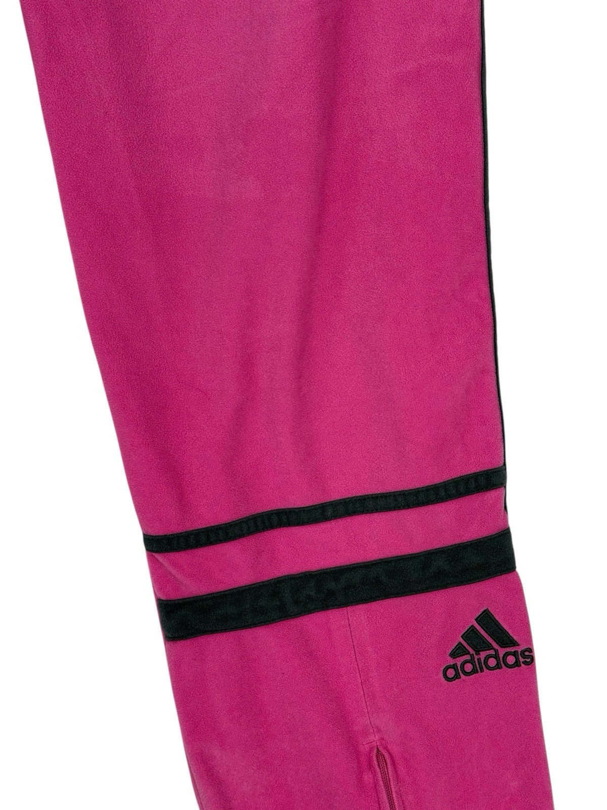 Adidas Pink Velour Retro Tack Pants Size 12