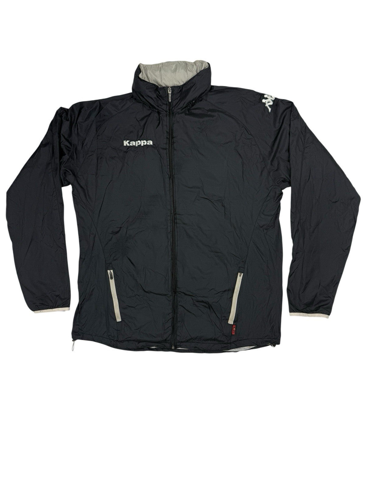 Kappa Black Retro Zip Jacket XXL