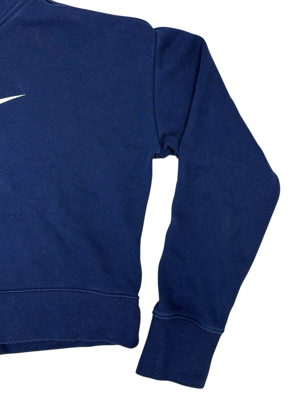 Nike Blue Cropped Printed Hoodie Youth XL