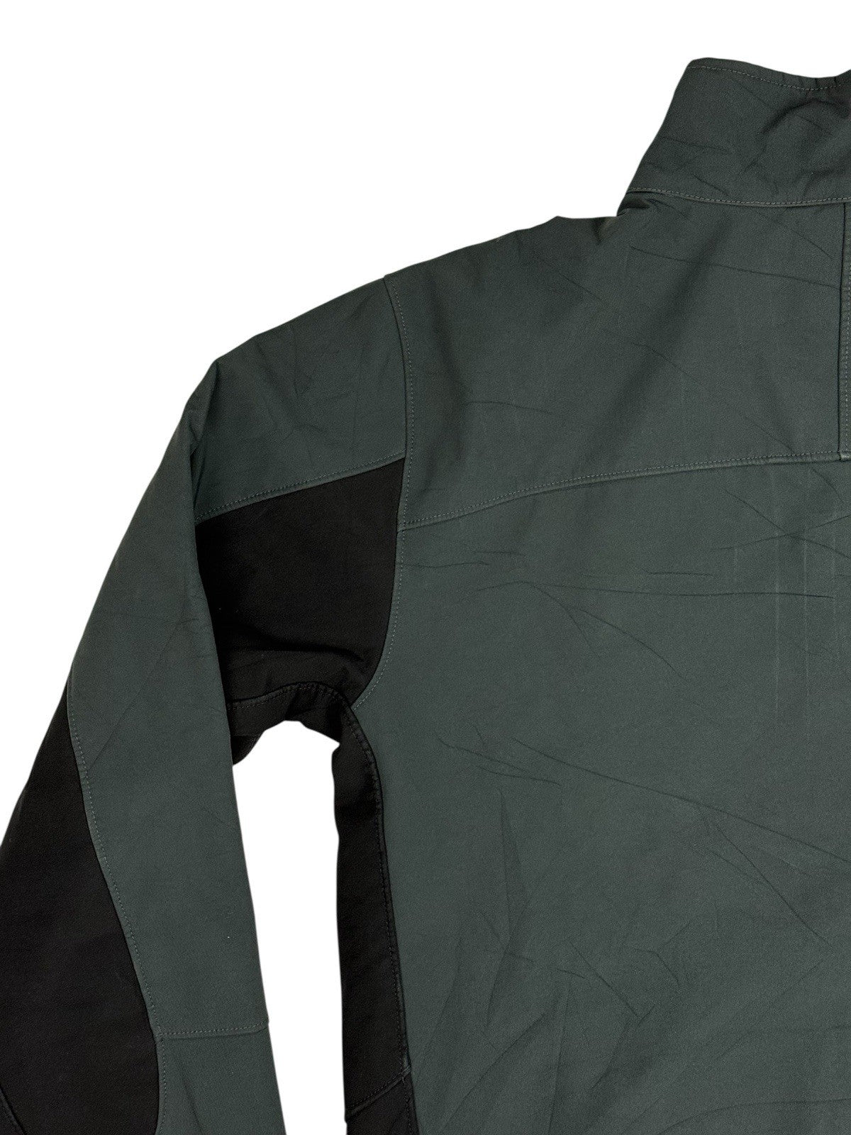 The North Face Grey Zip Softshell Jacket Large