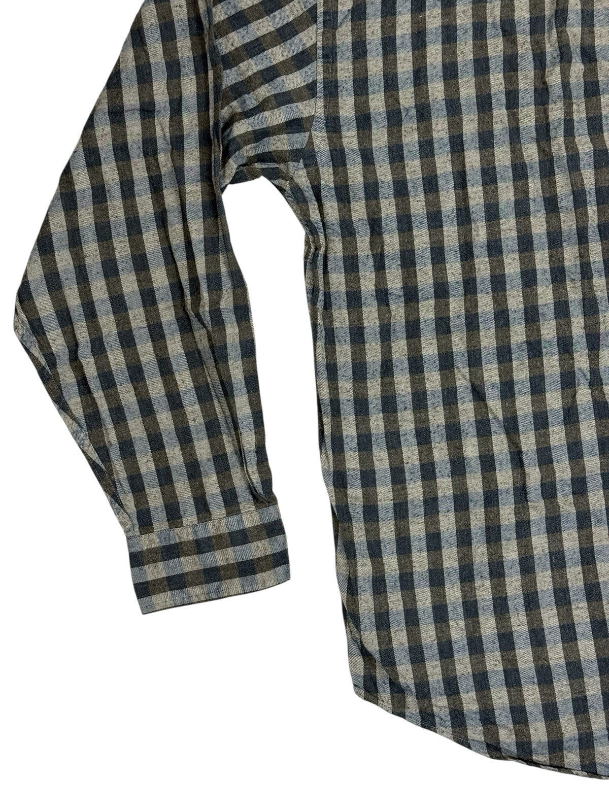 Tommy Hilfiger Blue Check Retro Collared Shirt Large