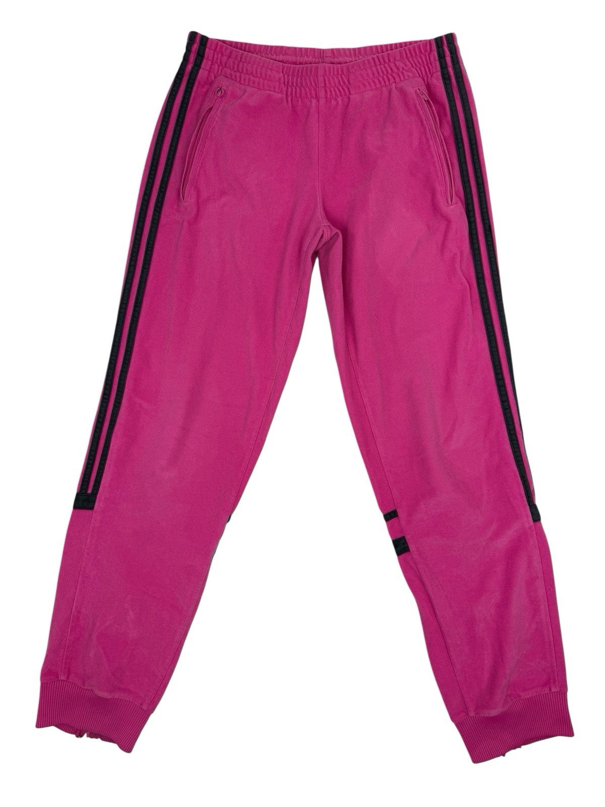 Adidas Pink Velour Retro Tack Pants Size 12