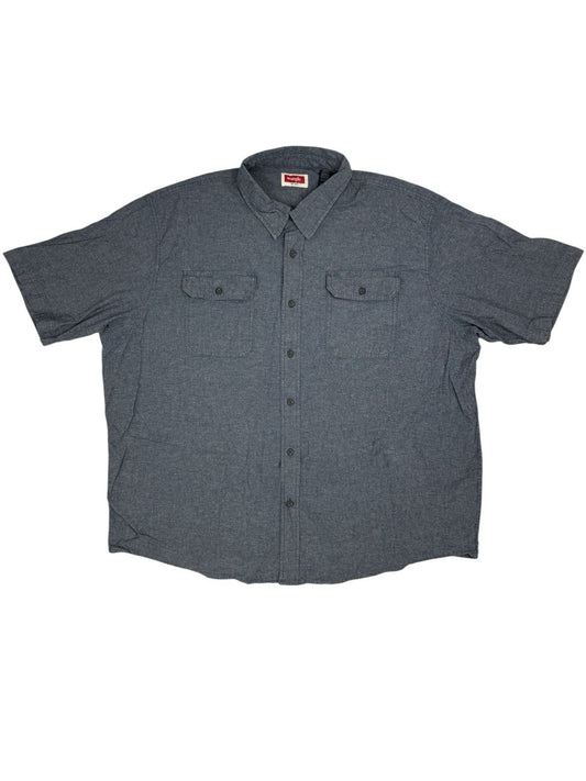 Wrangler Blue Button Up Top 2XL