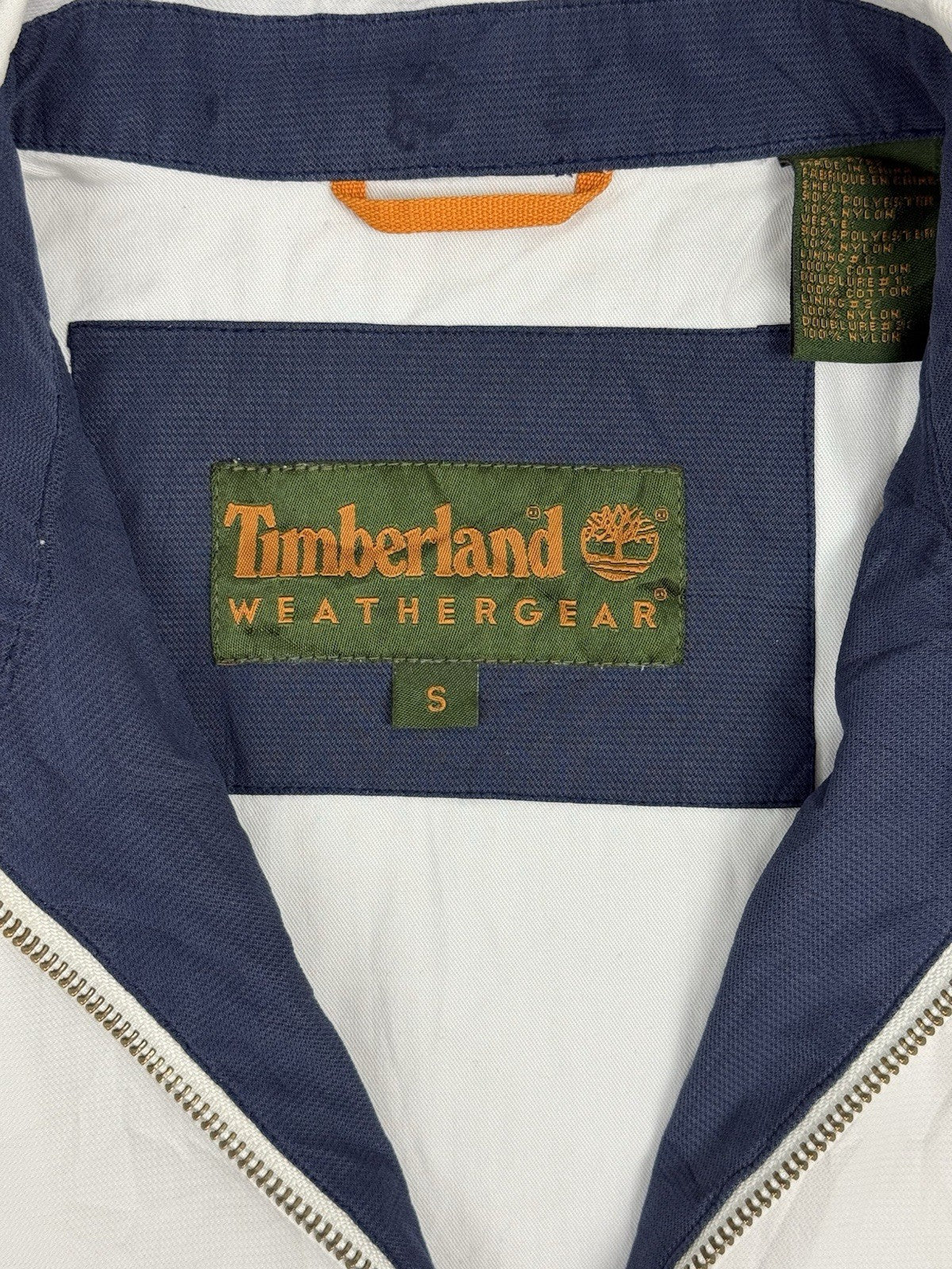 Timberland Vintage Grey Weathergear Zipped Collared Jacket Small
