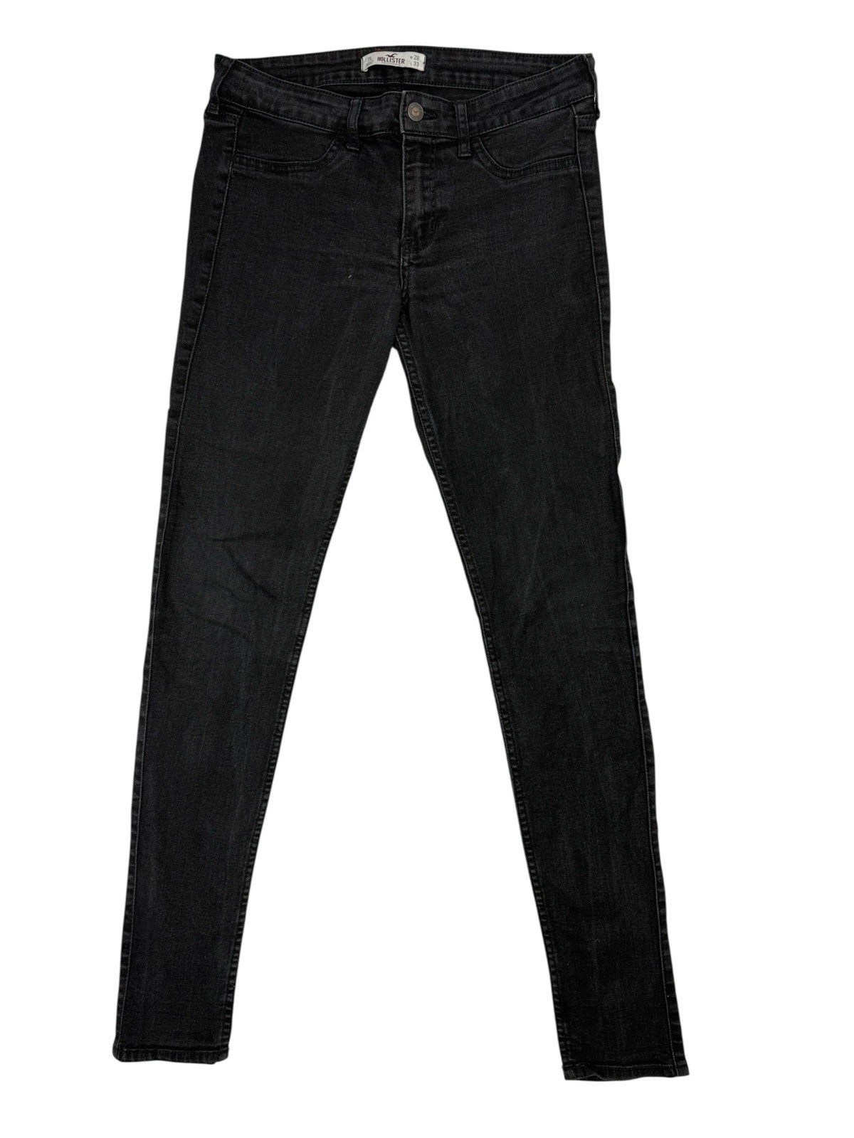 Hollister Black Denim Skinny Jeans 28W 33L