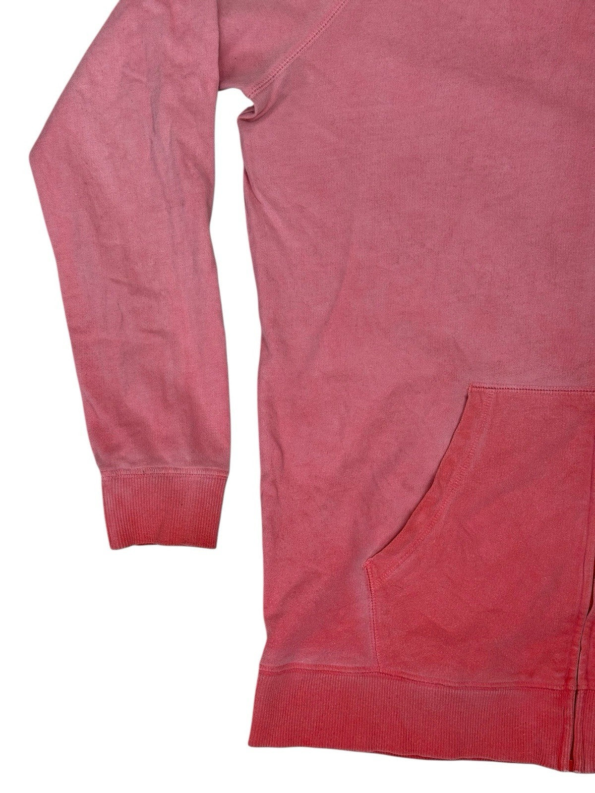 Nike Pink Faded Zip Hoodie Small
