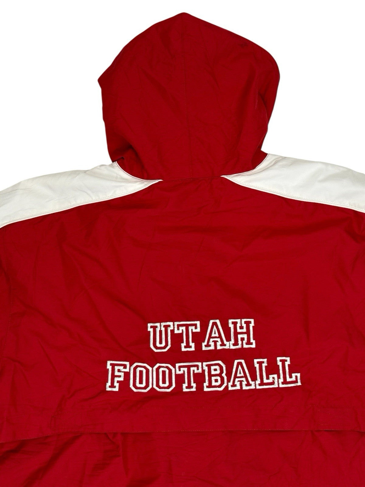 Nike Utah Utes Red Zip Long Parka Jacket 2XL