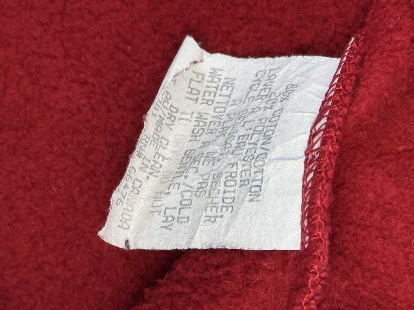 Tommy Hilfiger Retro Red V-Neck Jumper Small