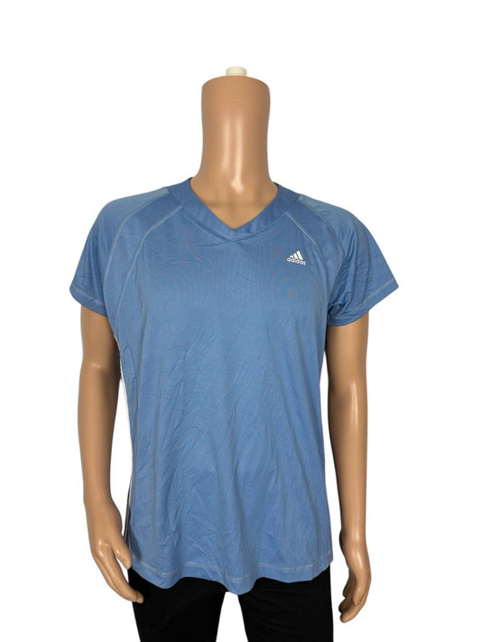 Adidas Blue Retro Training Top Medium