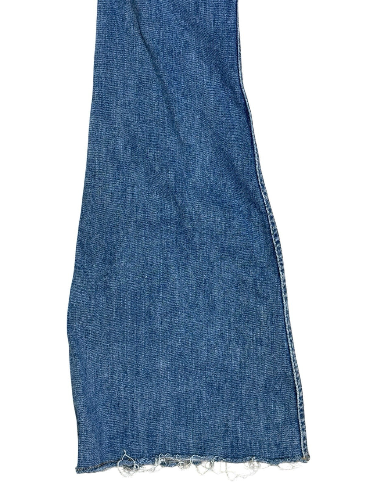 Hollister Blue High-Rise Flare Patchwork Jeans 26W 31L