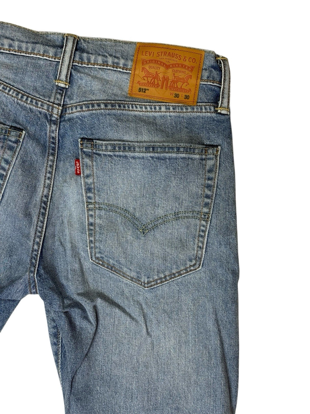 Levi's Blue 512 Slim Taper Fit Jeans 30W 30L