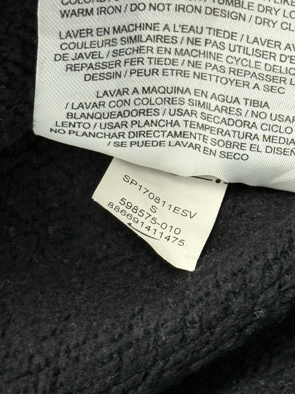 Nike Black Sports Print Hoodie Small